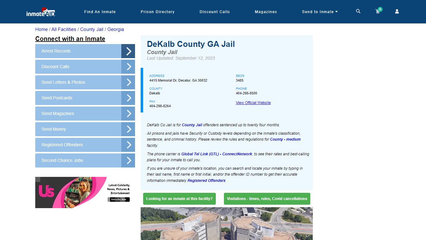 DeKalb County GA Jail - Inmate Locator - Decatur, GA